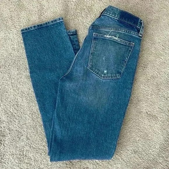 Abercrombie & Fitch The Boyfriend Mid Rise Jean Size 25 - Picture 3 of 4